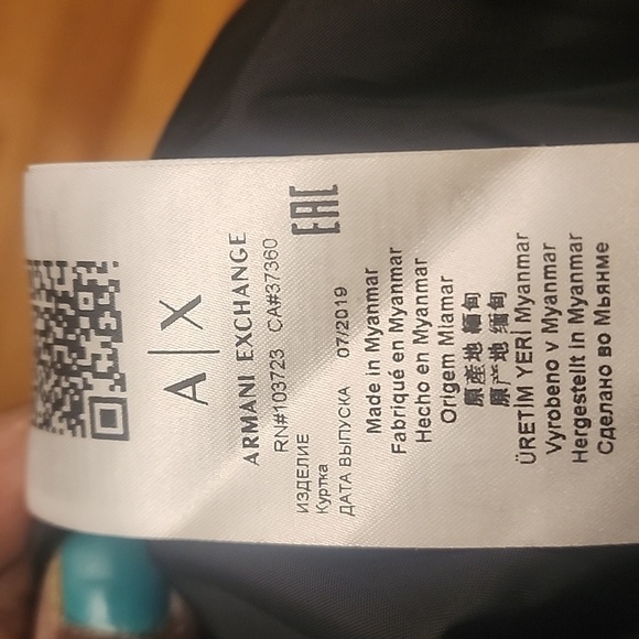 Armani Exchange Bomber Jacket - Picture 7 of 9